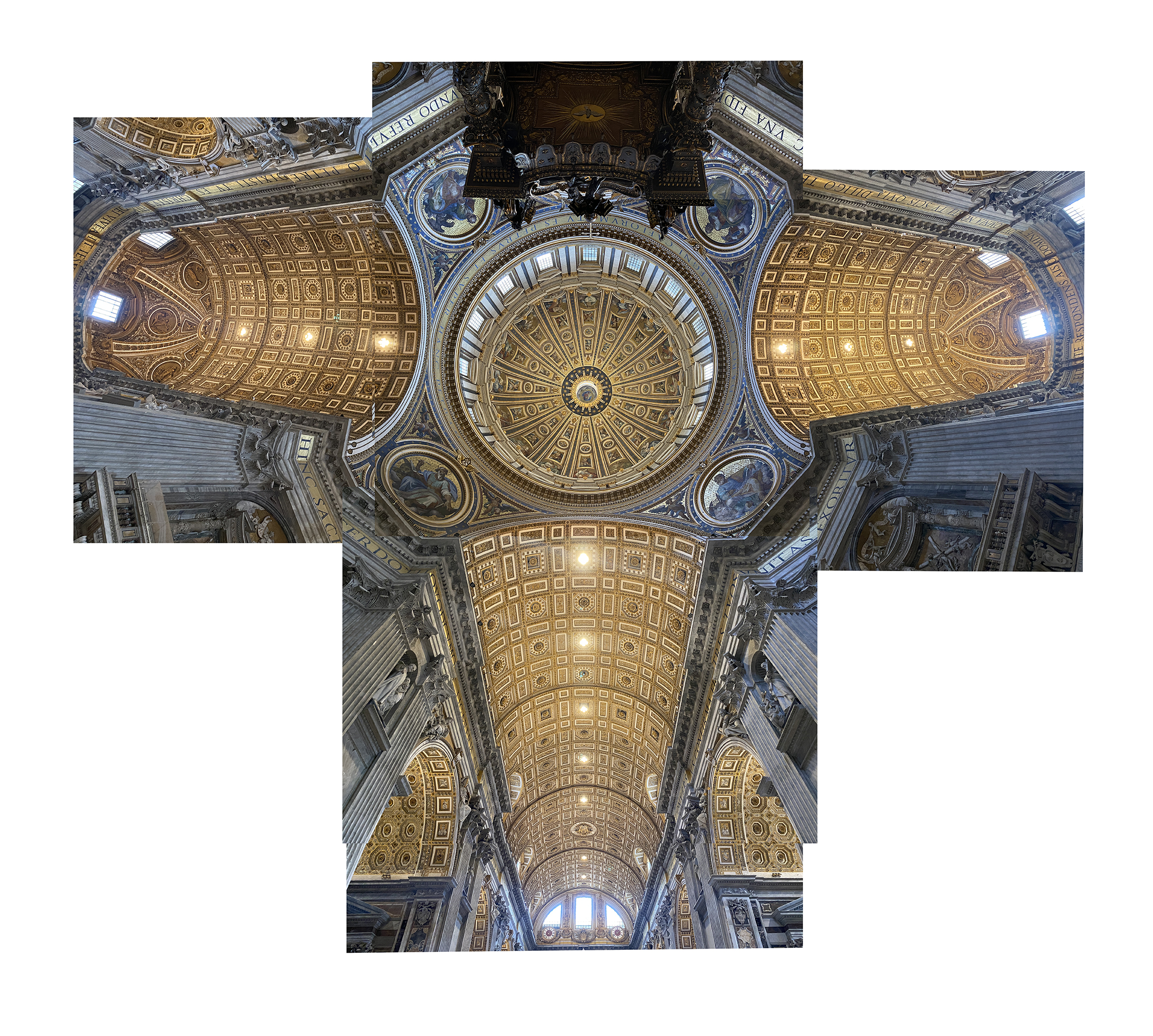 Je bekijkt nu St Pieter, plafond, Vaticaanstad